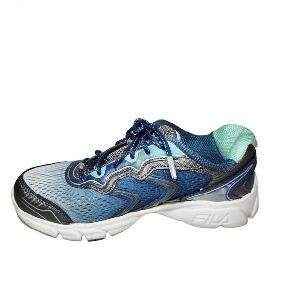 Fila Women's Sneakers Size 6 Blue and Mint Athletic Shoes - Picture 6 of 9